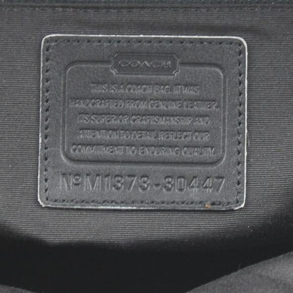 Coach Black Leather Satchel Bag - Picture 8 of 8